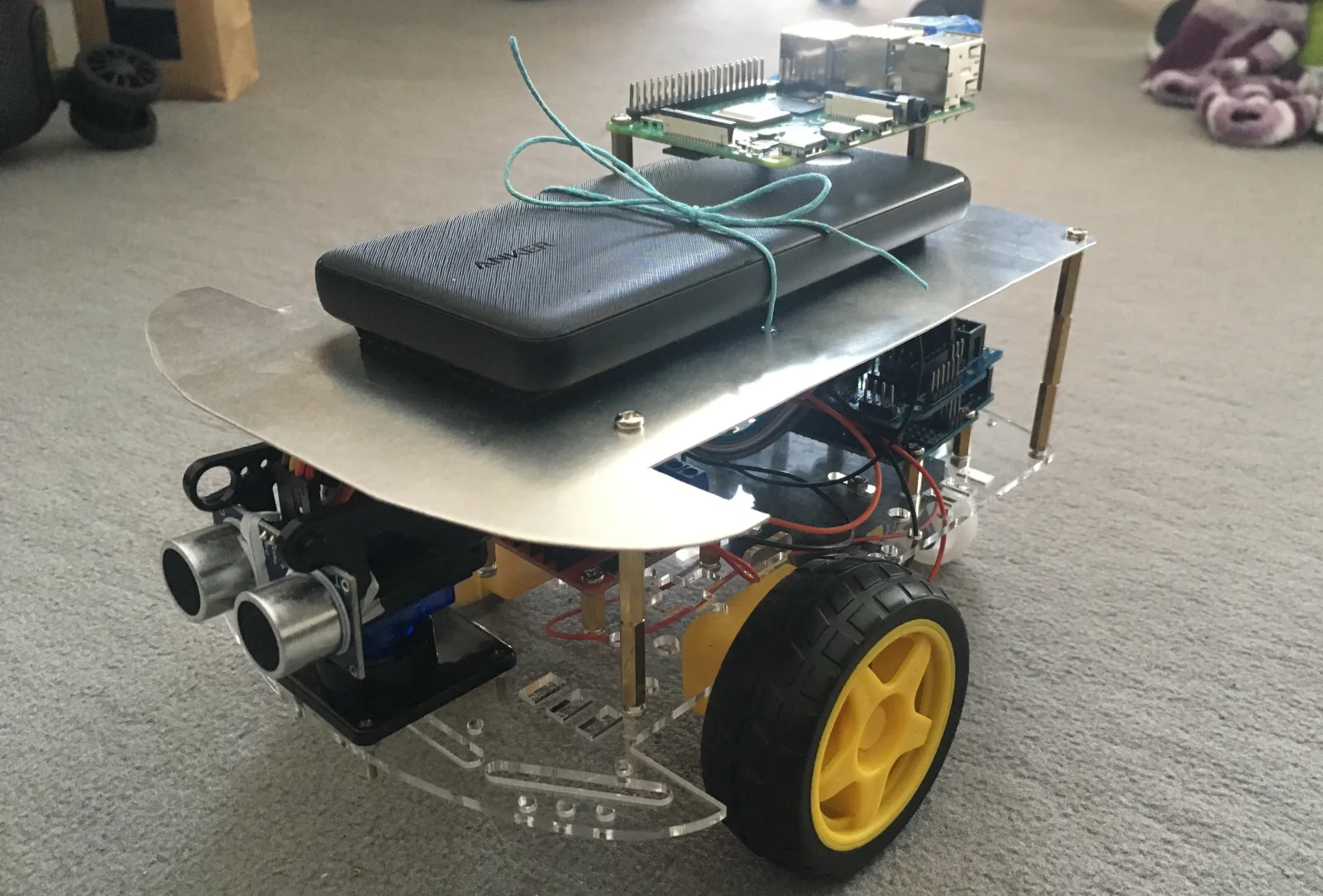 2WD ROSduino robot teaser